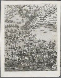 ラロシェルの包囲戦：プレート11、1628〜1630。