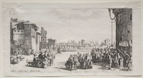 奴隷市場、1629年。