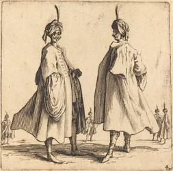 2 人のトルコ人、1617 年と 1621 年。