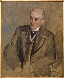 アンリ・ベルグソン（1859-1941）の肖像画のための習作。ジャック・エミール（Jacques-Emile）・ブランシュ（1861-1942）の絵画、油彩・キャンバス
