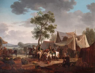 「野営地」、1796