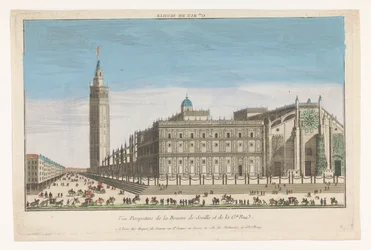 セビリア大聖堂の眺め グデ。 rue de Seville (オブジェクトのタイトル)