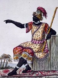 ジャック・グラッセ・ド・サン＝ソーヴル（1757-1810）の『航海の百科事典』に掲載されたラブローズ（1796年活躍）の絵からのカラー・エングレーヴィング。
