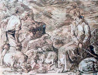 ヒポクラテスとデモクリトス、c1584-1629