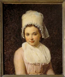 カトリーヌ・マリー・タラード（1772-1825）の肖像 ヨンヌ県スジェール市長フランソワ・ラミーの妻 ジャック・ルイ・ダヴィッド（1748-1825）の絵画 1795年 日。0,64x0,54 m - カトリーヌ・マリー・タラール（1772-1825）の肖像、スージュ市長フランソワ・ラミーの妻の肖像
