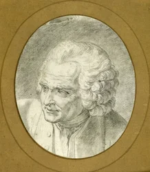 ジャン＝ジャック・ルソーの肖像 1712-1778年 1775年