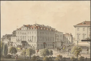 アン・デア・ウィーン劇場、1816年頃。