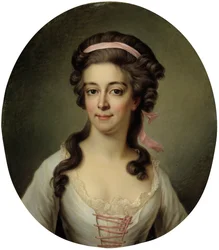 伯爵夫人マリア・エレオノーラ・レーウェンハウプト（旧姓コスカル）の肖像 1765-1823年