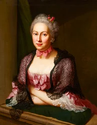 エマニュエル・ハンドマン《エリザベート・ツァルナーの肖像》1763年