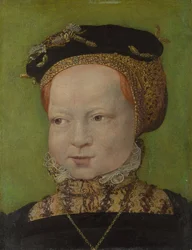 少女の肖像、1545年頃