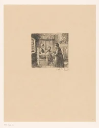 3人でインテリア 病人 (オブジェクトのタイトル)