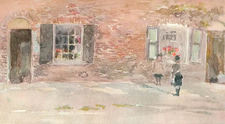 J McNeill Whistler、c1880s 1903-1904による水彩画のスケッチからの研究。