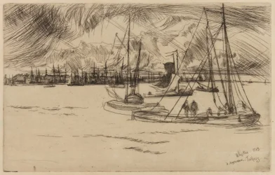 アムステルダム、トルホイスより、1863年。