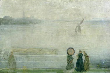 リンジー・ハウスからのバターシーリーチ、c.1864-71