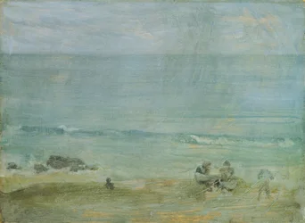 By the Shore, St.Ives (油彩・ボード)
