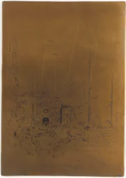 ピアツェッタのキャンセルされた版画、1879-1880年。