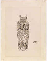 円筒形の壺、1876年～1878年