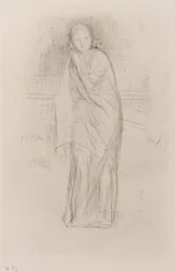 ドレープモデル、1870年。