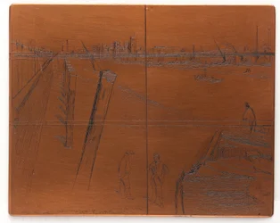 エッチング プレート: ミルバンク、1861 年。