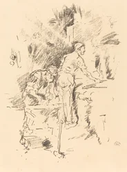 父と息子、1895年。
