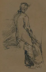 フォームスタディ。 c1868