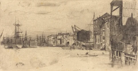 自由貿易埠頭、1877 年。