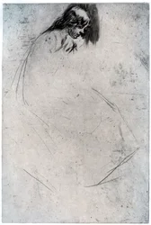 Fumettes Bent Head、c1859 1904。