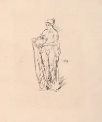 ボウルを持つ少女、1895年。