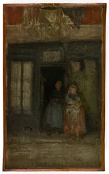 金とオレンジ隣人たち》1894-95年頃（油彩、木製パネル）