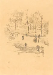 ケンジントン ガーデンズ、1896 年。