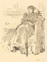 赤いドレス、1894年。