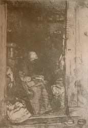 La Vieille Aux Loques、c1858、1904