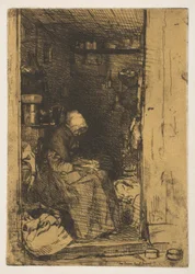 La Vielle aux Loques、1858年。