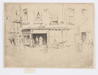 リトル・コート 1880-81年頃 （エッチング、紙にインク）