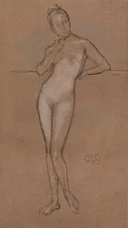 小さな裸婦、1888年頃