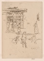 ビー玉 1886-88年頃 （エッチング、紙にインク）