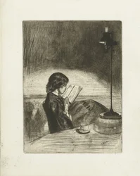 デボラ・デラノの読書の肖像 ともしび読書