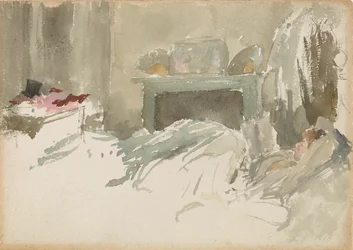 ベッドでの休息、1883-1884年