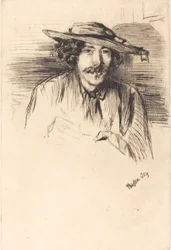 自画像、1859 年。