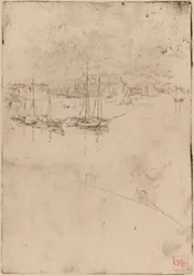 蒸気船、ベニス、1879-1880年。