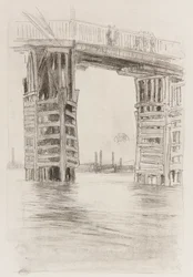 高い橋、1878 年。