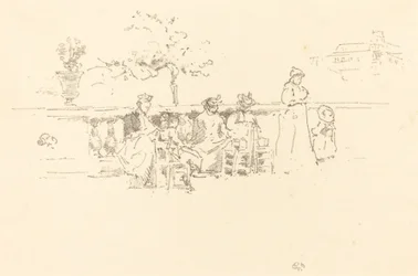 テラス、ルクセンブルク、1894年。