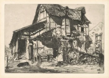 1858年の「安全でない長屋」。