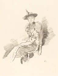 翼のある帽子」1890年