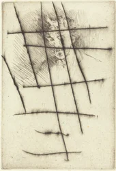 Whistler with the White Lock, 1879年。
