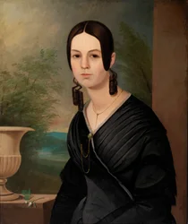 Mary Ellen Stonestreet Hoffar, 1840年頃。