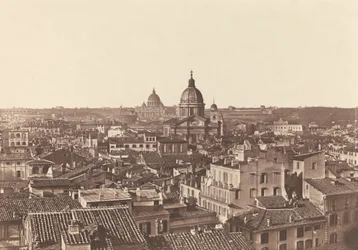 1855年頃のローマの風景。