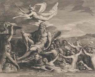 The Thames or the Triumph of Navigation (芸術奨励協会の大部屋のデザイン)