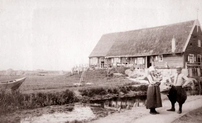 オランダ、マルケン島の住民、1898年。