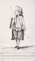 「ハウンズディッチ マカロニ」、1772 年